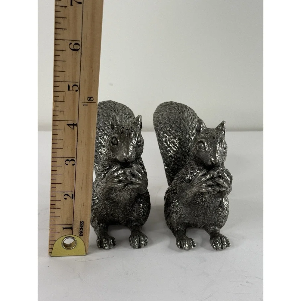 Vagabond Woodland Creatures Pewter Squirrel Salt & Pepper Shaker